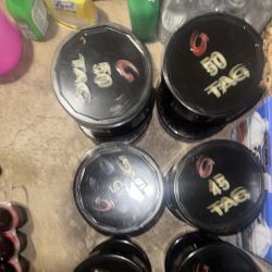 3 Pairs Of  TAG ROUND PREMIUM URETHANE DUMBBELL (PAIRS)