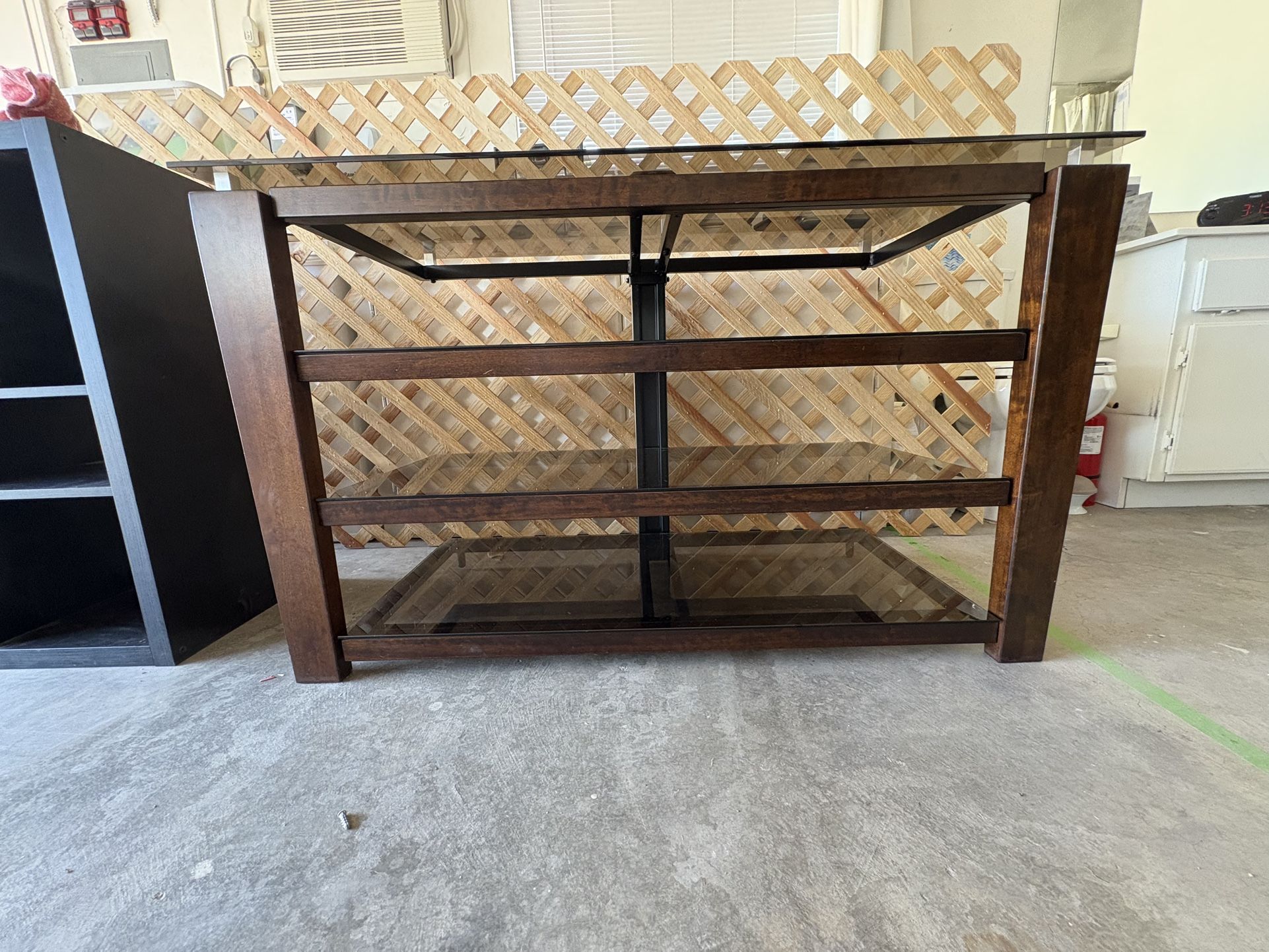 Glass TV Stand
