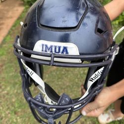 Riddell speed flex navy blue youth medium tackle football helmet