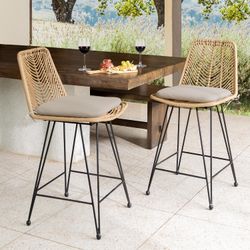 Rattan Bar Stools