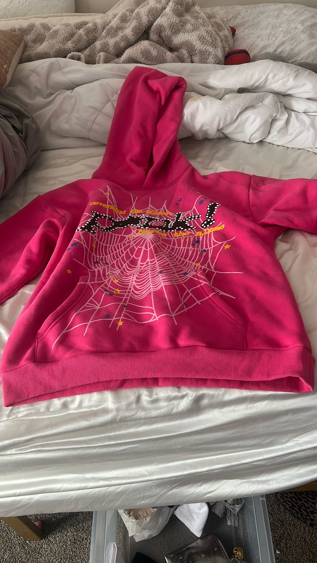 Pink Spider Hoodie