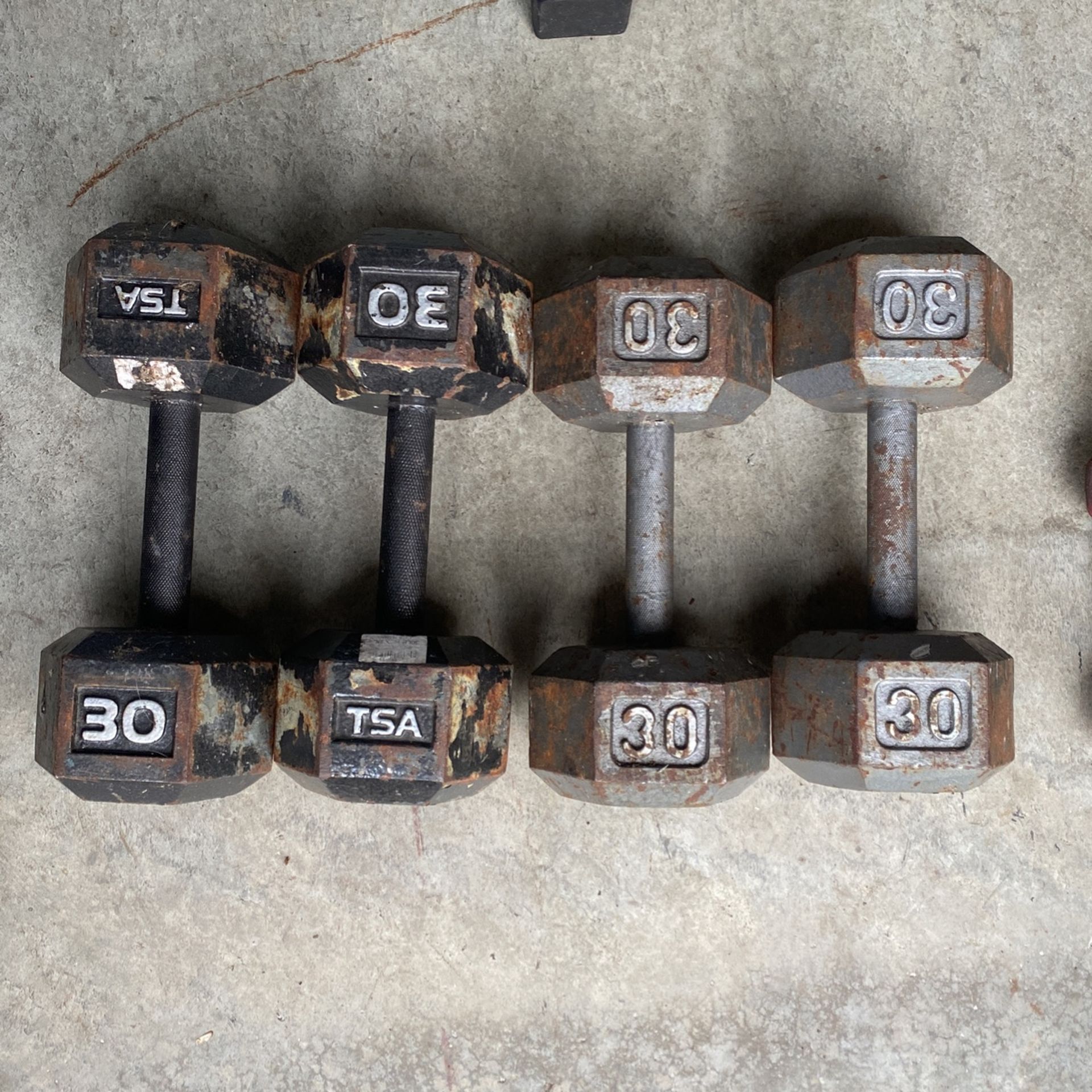 Dumbbells 30lbs 