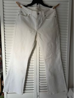 Levi's 515 Women’s Bootcut white Jeans Size 8 Medium