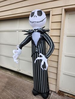 Jack Skellington inflatable 7 foot tall