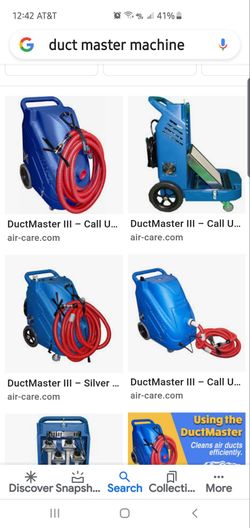 For sale dryer and air duct cleaning equipment