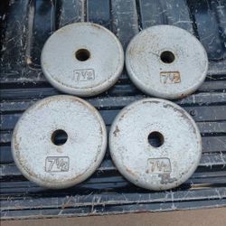SET of 7.5lbs Standard Weight Plates