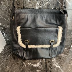 Black Ugg Purse Hand Bag