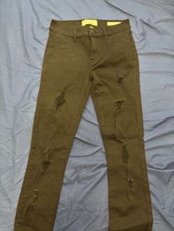 Pacsun Black Super Stretch Distressed Jeggings