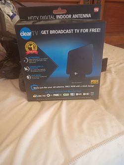 Brand new clear TV HDTV digital indoor antenna never used firm price $15 pick up only  865 Ellsworth avenue right off of East Livingston avenue Columb