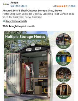 Outdoor Metal Storage Shed