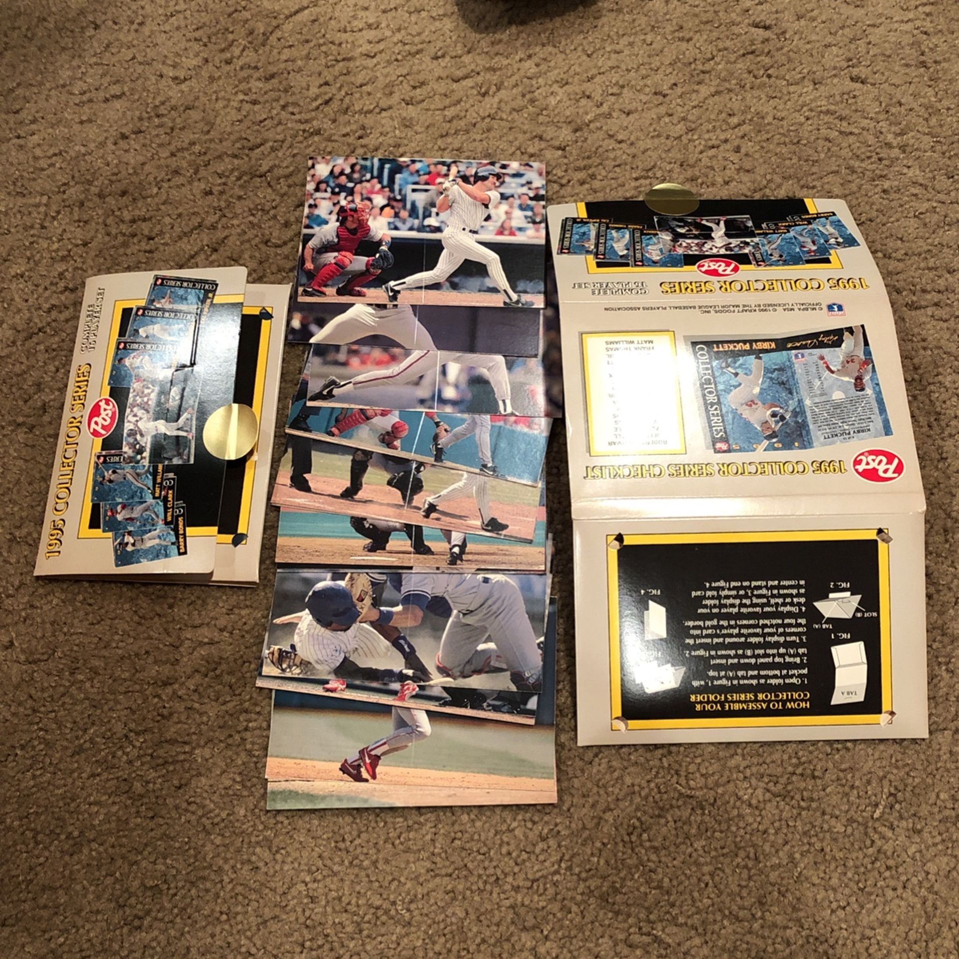 2 Sets Of POSTCARDS 1995 COLLECTOR SERIES COMPLETE 16-PLAYER SET