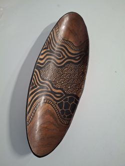 vintage wooden serving tray 