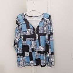 Blue Plus Women Tee 2X