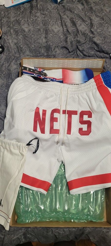 JUST DON NETS THROWBACK SHORTS