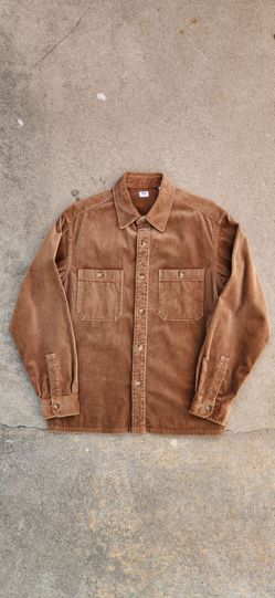 Uniqlo Men's Relaxed Fit Corduroy Long Sleeve Shirt (Size: Small)
