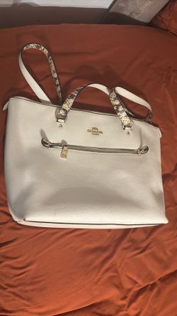 Off white Coach purse