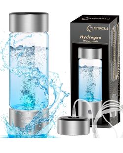 Brand new Hydrogen Water Bottle Generator Improve Water in 3 Minutes Mothers Day Gifts for Mom, Hydrogen Water Ionizer Machine with SPE PEM for Home,