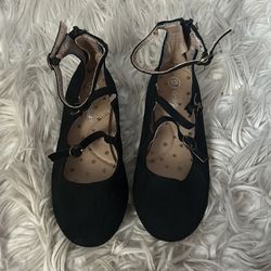 Black flats from cat&jack size 13