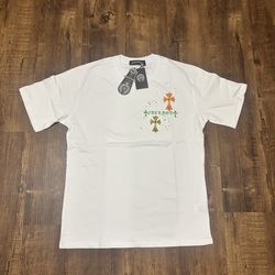 White Chrome Heart shirt