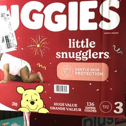 Huggies Little Snugglers Size 3/136