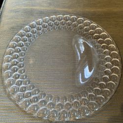 Tiffany & Co. Honeycomb Torte Crystal Cake Plate (signed )