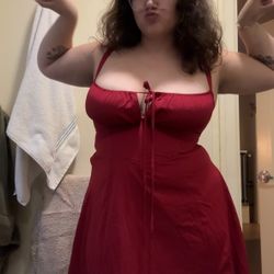 Red Corset Dress
