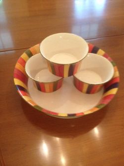 Multi functional porcelain dish