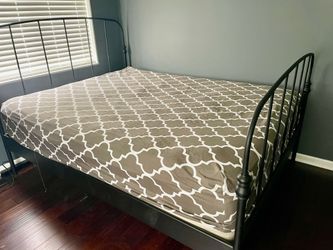 Queen size bed frame from Ikea