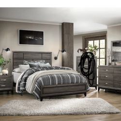 Queen Bedroom Set /with Metal Box Spring