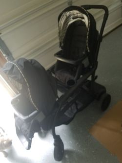 Kids double stroller