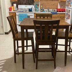 5 Piece Tall Dining Table