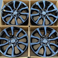20” Range Rover Sport factory wheels rims gloss black new HSE