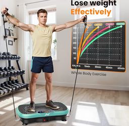 AXV Vibration Plate Fitness Platform Exercise Machine Vibrating Shaking Full Body Shaker Workout Vibrate Stand Shake Board Sport for Weight Loss Fat B