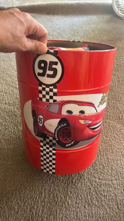 Disney Lightenifn McQueen trash can