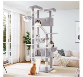 Large Multi-Level Cat Tree Tower