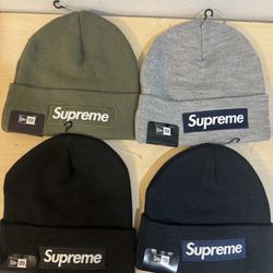 Supreme New Era Box Logo Beanies FW25
