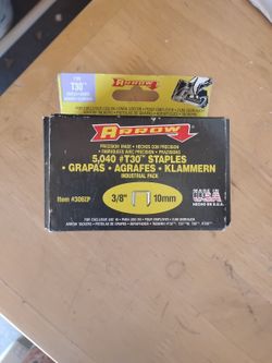 ARROW
T30 STAPLES
INDUSTRIAL PACK #5,040