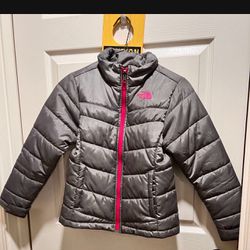 North Face Jacket For Girls Size 7/8 Like New 