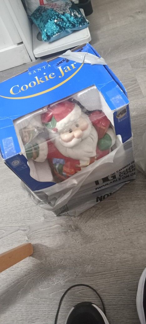 Santa Cookie Jar