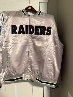 Raiders Satin Bomber Jacket