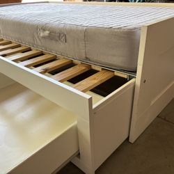 Twin Bed with Drawers