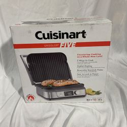 Cuisinart Electric Griddler Five, Stainless Steel