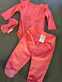 Hello Kitty Baby Girl 3-Piece Set 6M