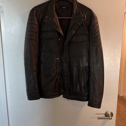 Hugo Boss, Leather Jacket For Sale