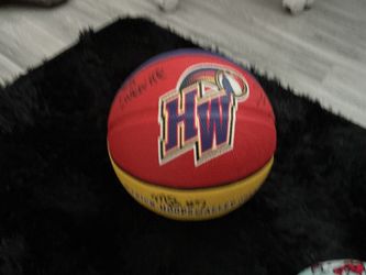 Harlem wizards signed basketball