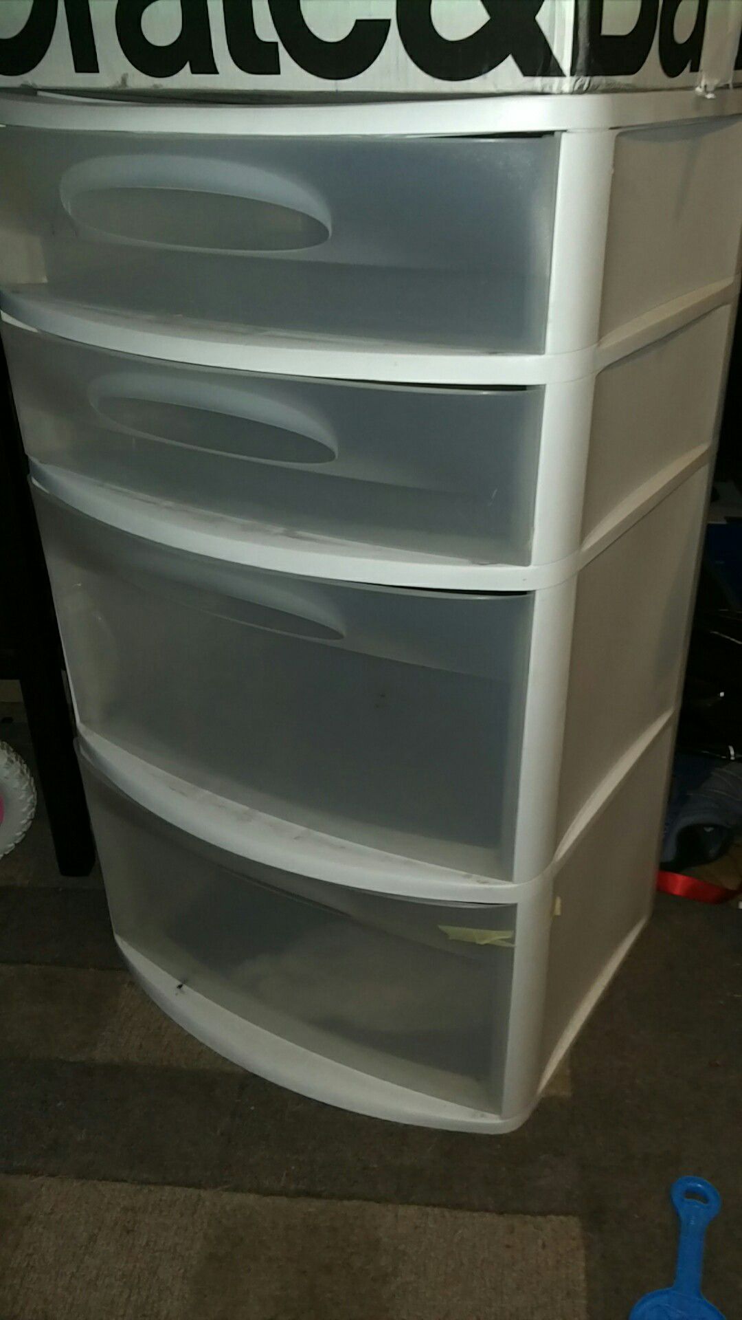 Large Sterilite 4 drawer storage container