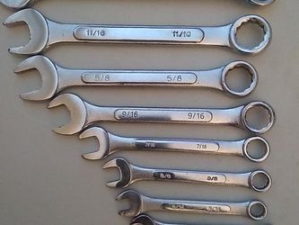 Drop-Forged SAE Combination Wrenches — used
