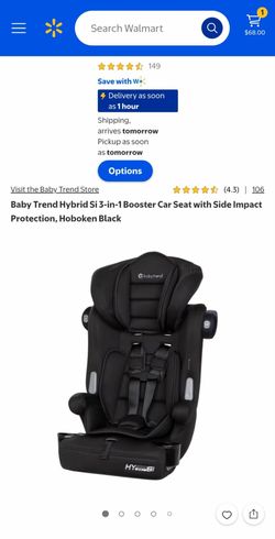 Baby Trend Hybrid si 3 in 1 Booster combination car seat new