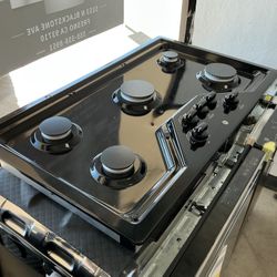 GE 36 inch Gas Cooktop w/5-Burners (Power Boil Burner)