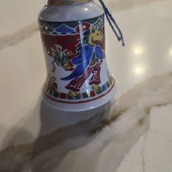 Vintage Rosenthal Classic Germany porcelain Christmas bell Collection Regents Park, Nina Campbell, Motiv 1, 1995
